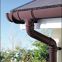 Brown guttering